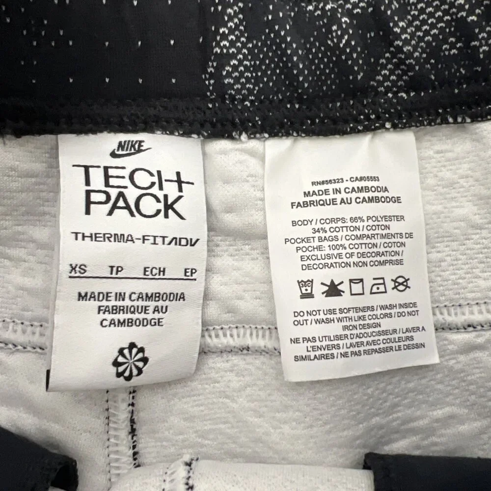 Nike Tech+Pack Joggers XS Therma-Fit ADV Forawrd Sweatpants Mens Black